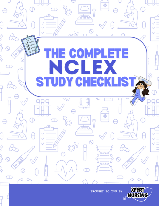 Complete NCLEX Study Checklist