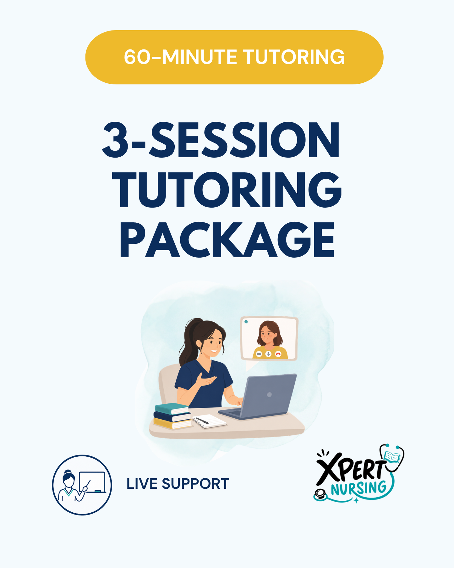 3-Session Tutoring Package | 60 Minutes Each